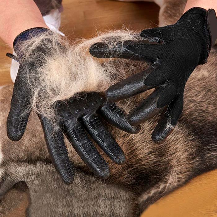 Imitation petting for stress relief